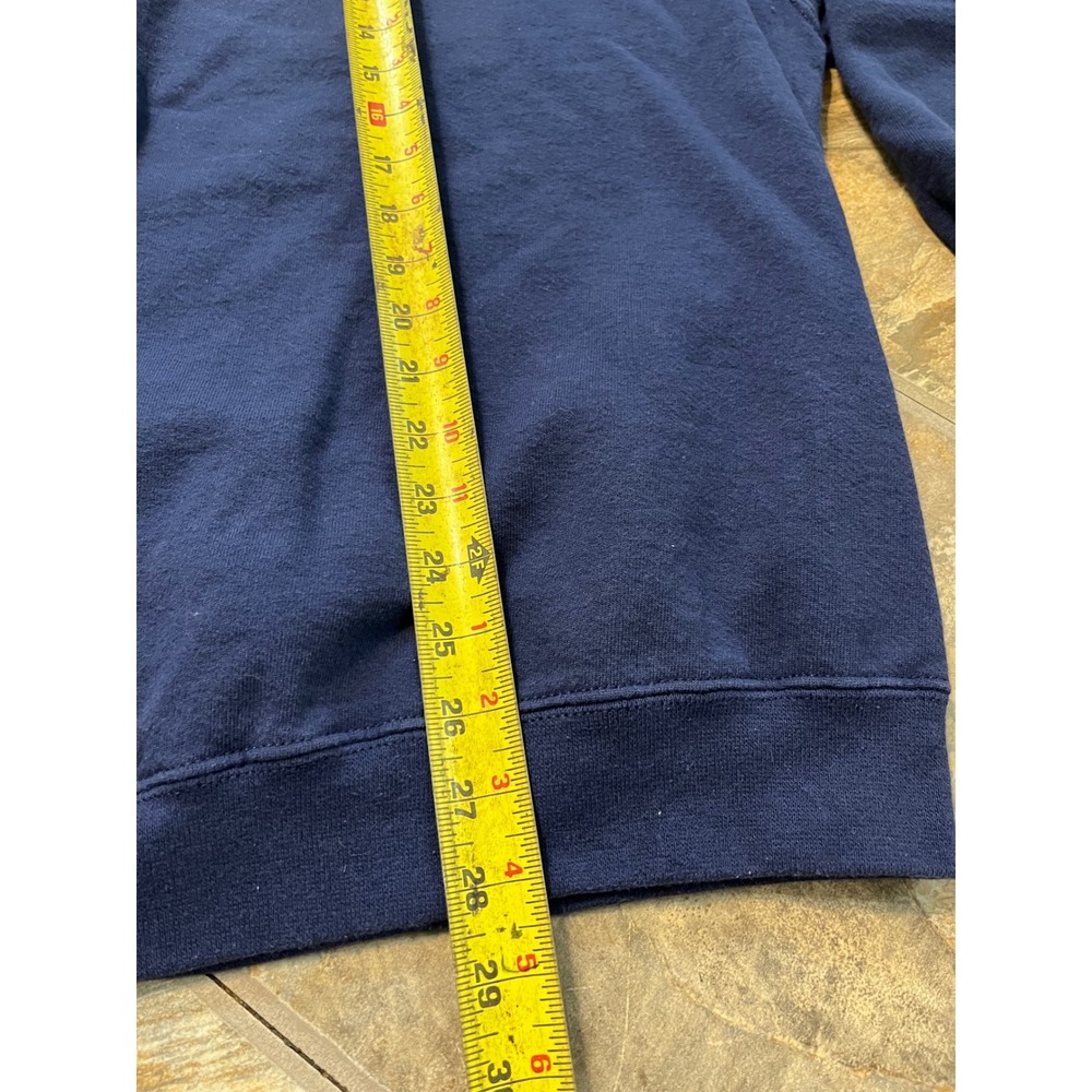 Nike Sweatshirt Mens XL Navy Blue Vintage Embroidered Swoosh Crewneck - Picture 7 of 7